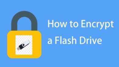 encrypting a flash drive