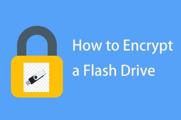 encrypting a flash drive
